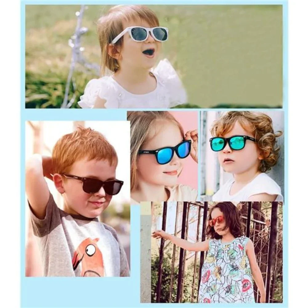Baby Toddler Sunglasses Flexible‎ Polarized Kids Sunglasses for Girls Boys